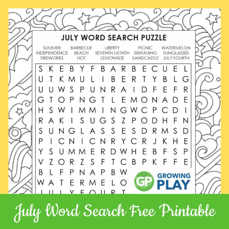 Free Online Word Search Printable