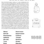 Juneteenth Themed Word Searches • Beeloo Printable Crafts And Regarding Juneteenth Word Search Printable Free