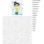 Juneteenth Word Search   Wordmint With Regard To Juneteenth Word Search Printable Free