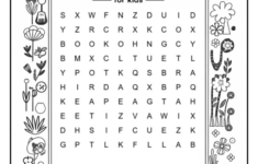Kindergarten Easy Word Search For Kids (2 Free Pdf Pages) - Easy pertaining to Printable Word Search For 6 Year Olds