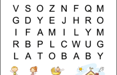 Kindergarten Family Word Search - Tree Valley Academy within Kindergarten Printable Word Search