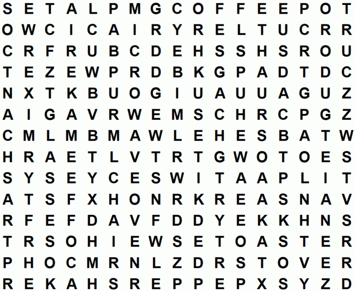 Large Printable Word Searches
