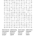 Ks3 Networks And Emails Word Search   Wordmint In Ks3 Word Search Printable