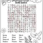 March Word Search (Free Printable) With Regard To March Word Search Printable