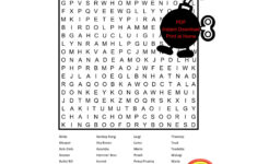 Mario Word Search – Digital Download – Etsy for Mario Word Search Printable
