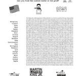 Martin Luther King Jr. Day Themed Word Searches • Beeloo Printable Intended For Martin Luther King Word Search Printable
