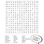 Martin Luther King Jr. Free Printable Word Search Worksheet For Martin Luther King Word Search Free Printable