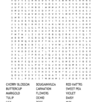 May Flowers Word Search   Wordmint With Regard To May Word Search Free Printable