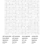 Mental Wellness Word Search   Wordmint In Printable Word Search On Encouragement