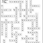 Middle School Summer Crossword Puzzle   Tree Valley Academy Intended For Summer Puzzle Tree Valley Academy