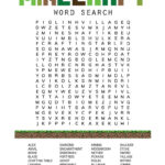 Minecraft Word Search   Fun Loving Families For Minecraft Word Search Printable