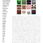 Minecraft Word Search   Wordmint With Printable Minecraft Word Search