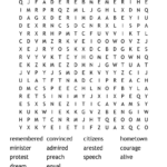 Mlk Jr Day Word Search   Wordmint With Regard To Martin Luther King Word Search Free Printable