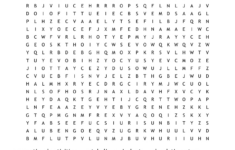 Moderate Physical Activity Word Search - Wordmint in Printable Word Search Medium Difficulty