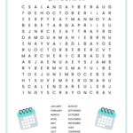 Months Of The Year Word Search Free Printable For Kids Throughout Word Search For 7 Year Olds Printable