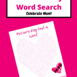 Mother'S Day Word Search Activity  Free Printable!   Throughout Mother'S Day Word Search Free Printable