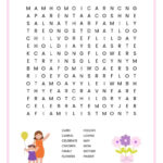 Mother'S Day Word Search Free Printable For Kids For Free Printable Mothers Day Word Search