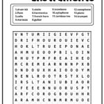 Musical Instruments Word Search   Ezpzlearn With Free Printable Music Word Searches