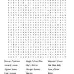 My Favorite Books Word Search   Wordmint With Book Word Search Printable