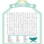 Nativity Word Search Printable   Fun Loving Families In Religious Christmas Word Search Printable