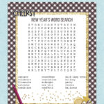 New Year'S Word Search   Free Printable With Free Printable 2024 Word Search