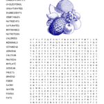 Nutrition Word Search   Wordmint Inside Nutrition Word Search Printable