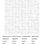 Nutrition Word Search   Wordmint Regarding Nutrition Word Search Printable