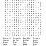 Ocean Animals Word Search   Wordmint Throughout Free Printable Word Search Ocean