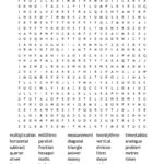 Oliver'S Maths Challenge Word Search   Wordmint In Math Word Search Free Printable