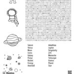 Outer Space Word Hunt Intended For Free Printable Word Search Space