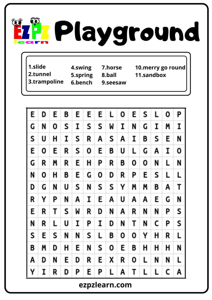 Free Printable Word Search Worksheets For Kids