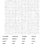 Polar Express Word Search   Wordmint For Polar Express Word Search Free Printable