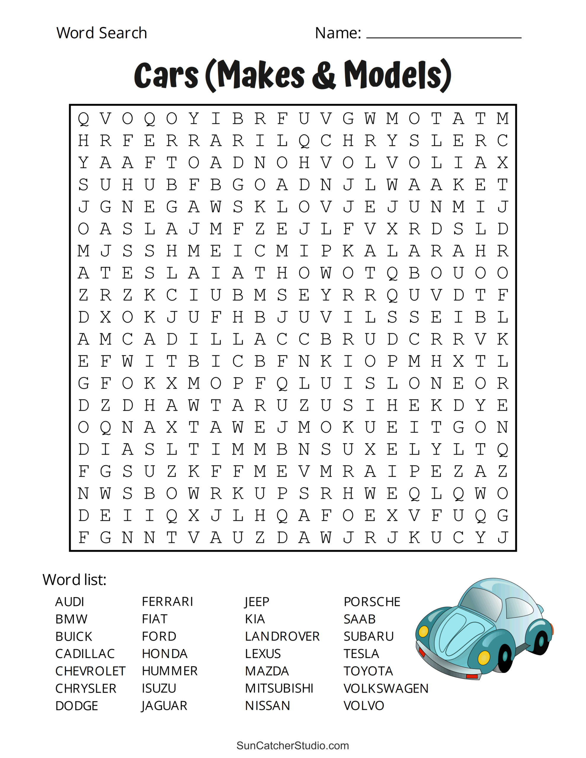 Printable Adult Word Search Puzzles (Word Find) – Free Printables with regard to Free Printable Word Search Puzzles For Adults Printable