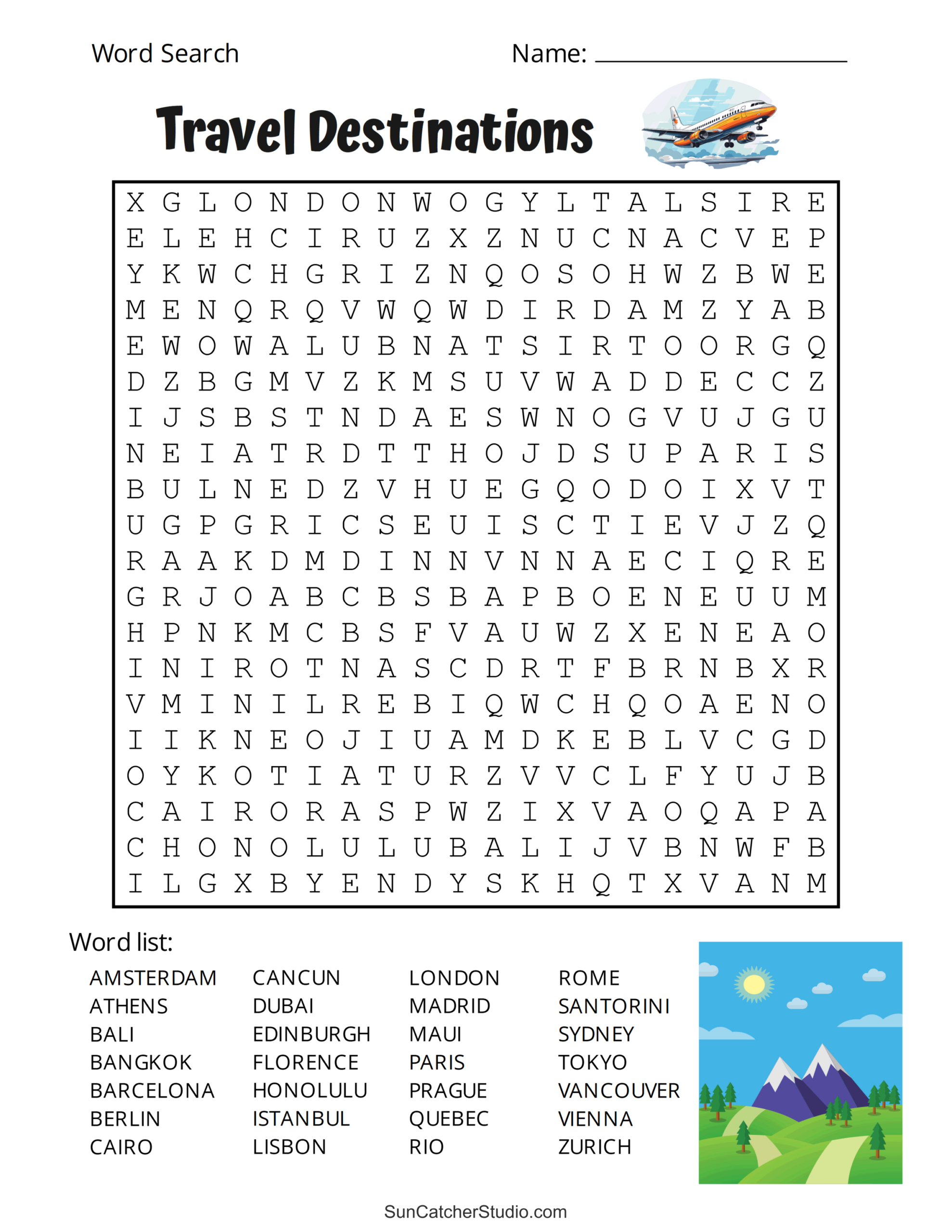 Printable Adult Word Search Puzzles (Word Find) – Free Printables within Printable Word Search Puzzles with Answers