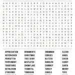 Printable Christmas Word Search   Cool2Bkids With Printable Holiday Word Search Cool2bkids