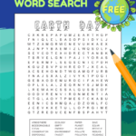 Printable Earth Day Word Search For 6Th Graders & Older Regarding Printable Word Search For Grade 6