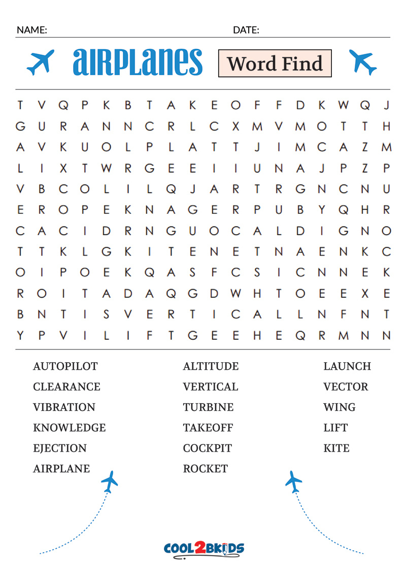 Printable Easy Word Search - Cool2Bkids for Cool2bkids Word Search
