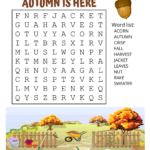 Printable Fall Word Search Puzzles (Autumn Word Search) – Free Within Printable Word Search Autumn