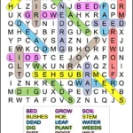 Printable Gardening Word Search For Kids   Tree Valley Academy With Free Printable Word Search Puzzles Gardening