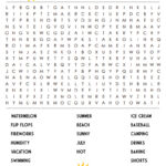 Printable July Word Search   Cool2Bkids Inside Printable Kindergarten Word Search Cool2bkids