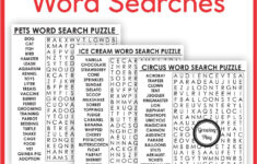 Printable Large Print Word Search Puzzles Free – Growing Play in Free Printable Giant Large Print Word Search