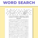Printable Outer Space Word Search Puzzle   Chevron Lemon Inside Free Printable Word Search Space