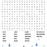 Printable Winter Word Search   Cool2Bkids Regarding Printable Holiday Word Search Cool2bkids