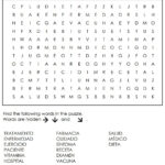 Printable Word Search Puzzles In Spanish | Health Intended For Spanish Word Searches Printable Printable Word Search Puzzles In Spanish | Health Intended For Spanish Word Searches Printable