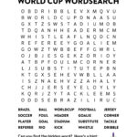 Printable World Cup Word Search   Learning Liftoff Regarding Free Printable Word Search Soccer