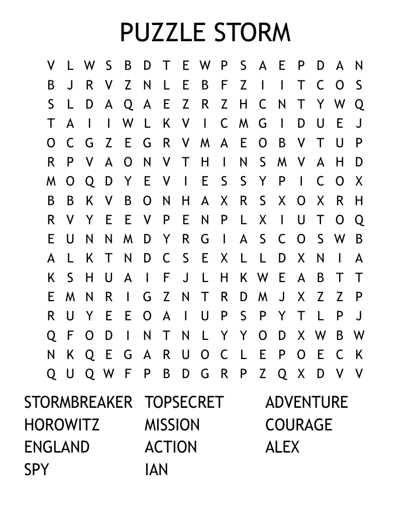 Puzzle Storm Word Search - Wordmint within Free Large Print Word Search Puzzles Printable