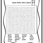 Queen Esther Word Search Freebie   Amped Up Learning Intended For Queen Esther Word Search Printable
