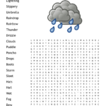 Rain Word Search   Wordmint Pertaining To Rainy Day Word Search Printable