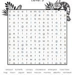 Rainforest Themed Free Printable Word Search   Precision Printables Pertaining To Free Printable Word Search For High School Students