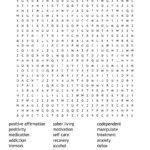 Recovery Word Search   Wordmint Within Recovery Word Search Printable